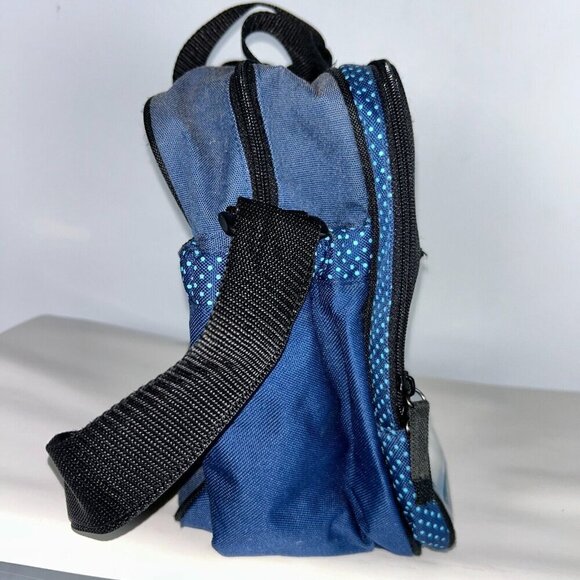 Baby Looney Tunes Large Comic Black Diaper Bag Vintage - Picture 2 of 9